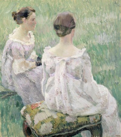 Two Seated Women, 1899 by Viktor Elpidiforovich Borisov Musatov